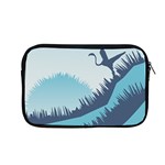 Swan Flying Bird Wings Waves Grass Apple MacBook Pro 13  Zipper Case