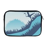 Swan Flying Bird Wings Waves Grass Apple MacBook Pro 17  Zipper Case