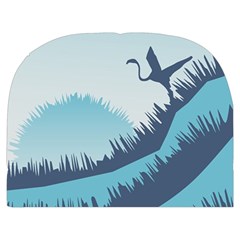 Swan Flying Bird Wings Waves Grass Make Up Case (Medium) from ArtsNow.com Front