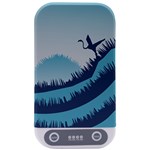 Swan Flying Bird Wings Waves Grass Sterilizers