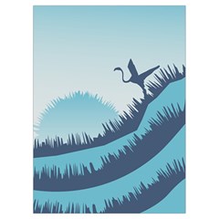 Swan Flying Bird Wings Waves Grass Playing Cards Single Design (Rectangle) with Custom Box from ArtsNow.com Card