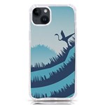 Swan Flying Bird Wings Waves Grass iPhone 14 Plus TPU UV Print Case