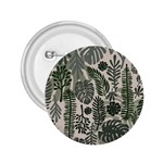 Plants Leaves Boho Botany Foliage 2.25  Buttons