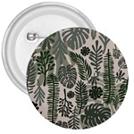 Plants Leaves Boho Botany Foliage 3  Buttons