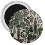 Plants Leaves Boho Botany Foliage 3  Magnets