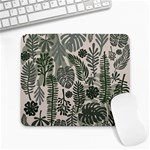Plants Leaves Boho Botany Foliage Large Mousepad