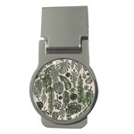 Plants Leaves Boho Botany Foliage Money Clips (Round) 