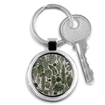 Plants Leaves Boho Botany Foliage Key Chain (Round)