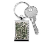 Plants Leaves Boho Botany Foliage Key Chain (Rectangle)