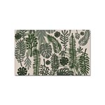 Plants Leaves Boho Botany Foliage Sticker (Rectangular)