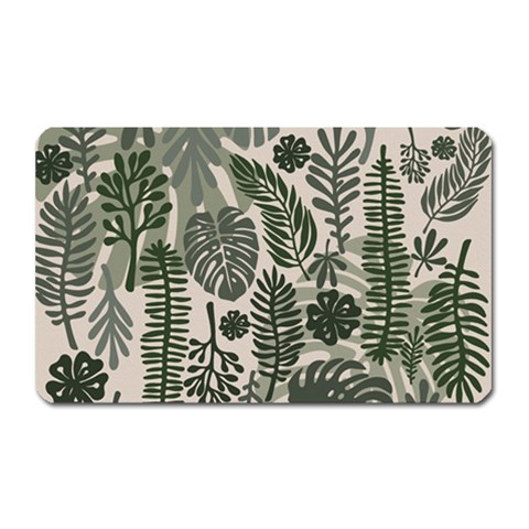 Plants Leaves Boho Botany Foliage Magnet (Rectangular) from ArtsNow.com Front