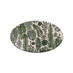 Plants Leaves Boho Botany Foliage Sticker Oval (10 pack)