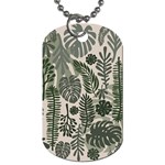 Plants Leaves Boho Botany Foliage Dog Tag (Two Sides)