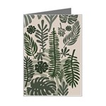 Plants Leaves Boho Botany Foliage Mini Greeting Card