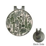 Plants Leaves Boho Botany Foliage Hat Clips with Golf Markers