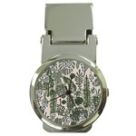 Plants Leaves Boho Botany Foliage Money Clip Watches