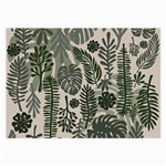 Plants Leaves Boho Botany Foliage Large Glasses Cloth
