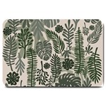 Plants Leaves Boho Botany Foliage Large Doormat
