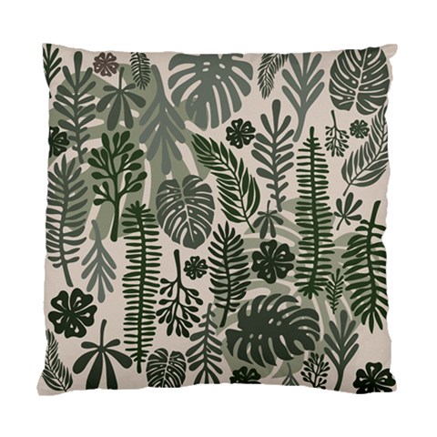 Plants Leaves Boho Botany Foliage Standard Cushion Case (One Side) from ArtsNow.com Front