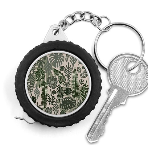Plants Leaves Boho Botany Foliage Measuring Tape from ArtsNow.com Front