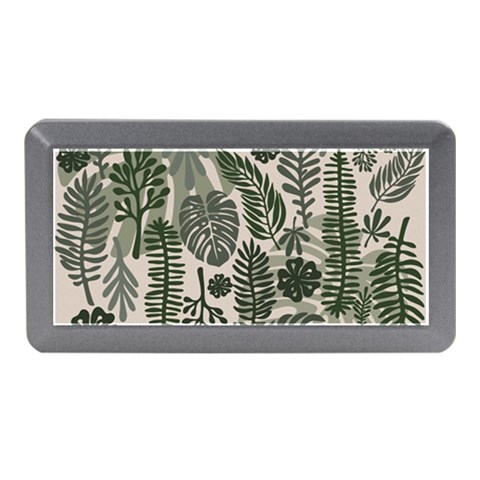Plants Leaves Boho Botany Foliage Memory Card Reader (Mini) from ArtsNow.com Front