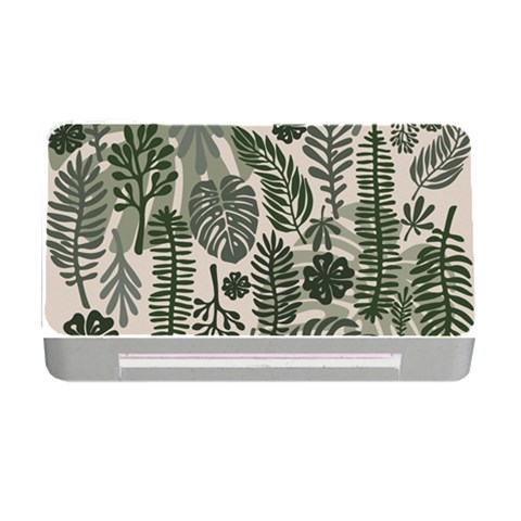 Plants Leaves Boho Botany Foliage Memory Card Reader with CF from ArtsNow.com Front