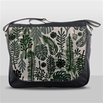 Plants Leaves Boho Botany Foliage Messenger Bag