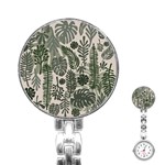 Plants Leaves Boho Botany Foliage Stainless Steel Nurses Watch