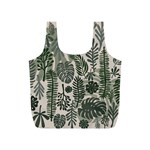 Plants Leaves Boho Botany Foliage Full Print Recycle Bag (S)