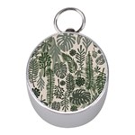 Plants Leaves Boho Botany Foliage Mini Silver Compasses