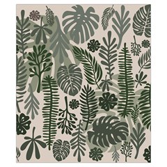 Plants Leaves Boho Botany Foliage Drawstring Pouch (XS) from ArtsNow.com Front