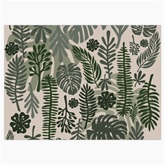 Plants Leaves Boho Botany Foliage Roll Up Canvas Pencil Holder (M) from ArtsNow.com Front