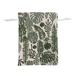Plants Leaves Boho Botany Foliage Lightweight Drawstring Pouch (S)