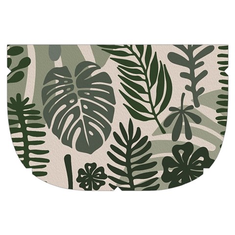 Plants Leaves Boho Botany Foliage Make Up Case (Small) from ArtsNow.com Side Right