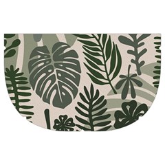 Plants Leaves Boho Botany Foliage Make Up Case (Medium) from ArtsNow.com Side Right