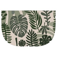 Plants Leaves Boho Botany Foliage Make Up Case (Large) from ArtsNow.com Side Left