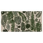 Plants Leaves Boho Botany Foliage Banner and Sign 4  x 2 