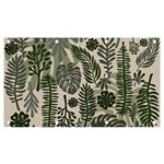 Plants Leaves Boho Botany Foliage Banner and Sign 7  x 4 
