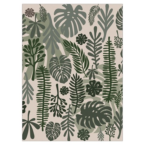 Plants Leaves Boho Botany Foliage Playing Cards Single Design (Rectangle) with Custom Box from ArtsNow.com Card