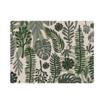 Plants Leaves Boho Botany Foliage Premium Plush Fleece Blanket (Mini)
