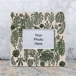 Plants Leaves Boho Botany Foliage White Box Photo Frame 4  x 6 
