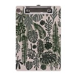 Plants Leaves Boho Botany Foliage A5 Acrylic Clipboard