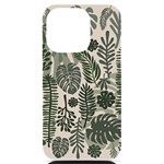 Plants Leaves Boho Botany Foliage iPhone 14 Pro Black UV Print Case