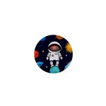 Boy Spaceman Space Rocket Ufo Planets Stars 1  Mini Buttons