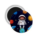 Boy Spaceman Space Rocket Ufo Planets Stars 2.25  Magnets