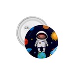 Boy Spaceman Space Rocket Ufo Planets Stars 1.75  Buttons