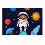 Boy Spaceman Space Rocket Ufo Planets Stars Postcards 5  x 7  (Pkg of 10)