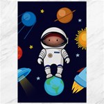 Boy Spaceman Space Rocket Ufo Planets Stars Canvas 20  x 30 