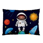Boy Spaceman Space Rocket Ufo Planets Stars Pillow Case
