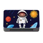 Boy Spaceman Space Rocket Ufo Planets Stars Memory Card Reader with CF